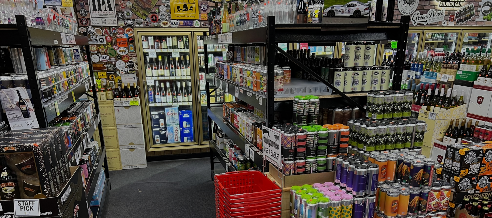Sprayberry Bottle Shop Craft Beer Selection